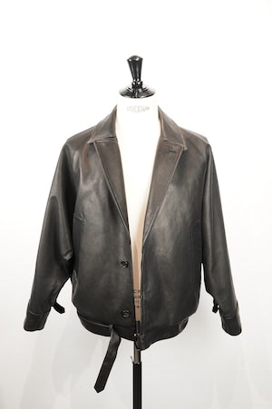 HS-ATTIRE（HAVERSACK) × ARCD / Pony Leather Belted Short Jacket