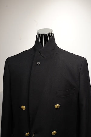 KONNO / 正統型 ''弍式'' 鬼ギャバ　濃紺 Double Navy Blazer Jacket  (220888)