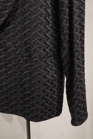 NOBNAGA Paris /  NJK-09 N251501 SHAWL COLLAR SINGLE 1B JACKET  (220916)