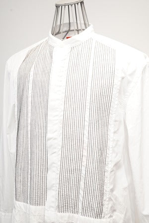 Any where out of the world × ARCD /  Pin tuck Band coller Shirt     (221069)
