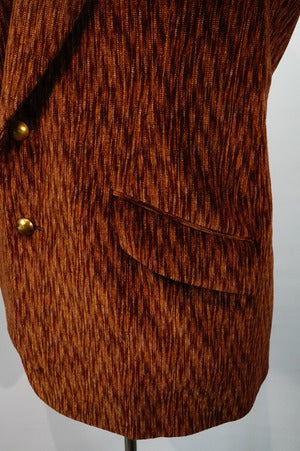 NOBNAGA Paris / Super Concave Shoulder Brown Corduroy Jacket