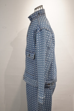 REVERBARATE / REV-25SS-DJ02  GRED DENIM JACKET  (220958)