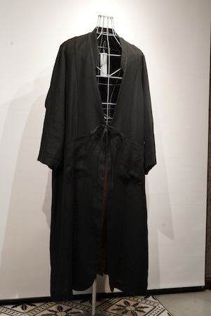 eofm / Linen long length coat   (220971)