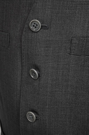 renoma Paris /  RCES04 Baltard WOOL GLEN CHECK VEST