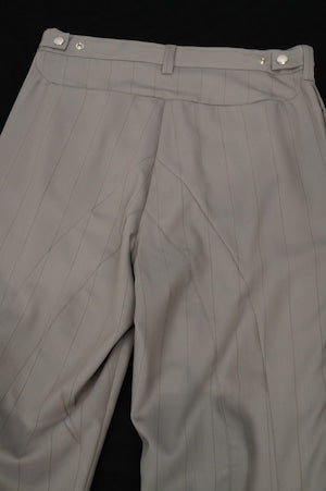 Call / Back Pleats Slim Trousers