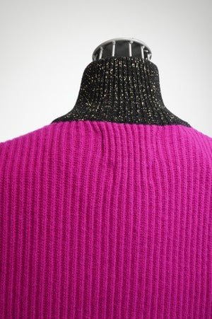ARCD ×CORGI /4Ply Wool 1Ply Lurex 1/2 Zip Drivers Jacket