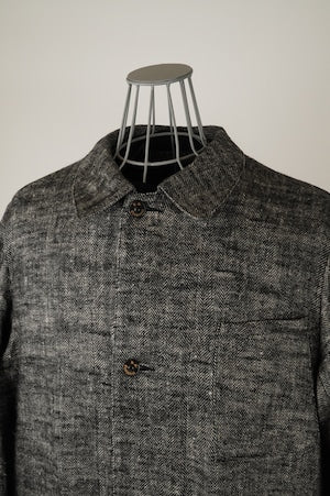 HS-Equipment(HAVERSACK) / Linen herringbone atelier coat