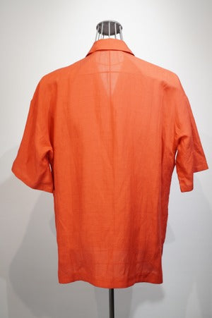 NOBNAGA Paris / OPEN COLLAR HALF SLEEVE SHIRT