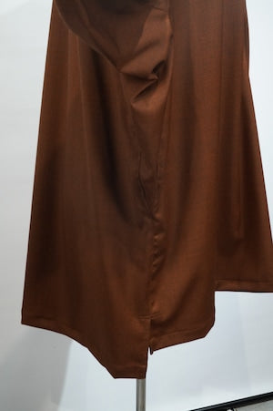 HS-ATTIRE (HAVERSACK) / Melange Twill  ZIP UP Stand Collar Shirt