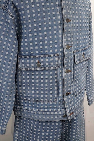 REVERBARATE / REV-25SS-DJ02  GRED DENIM JACKET  (220958)