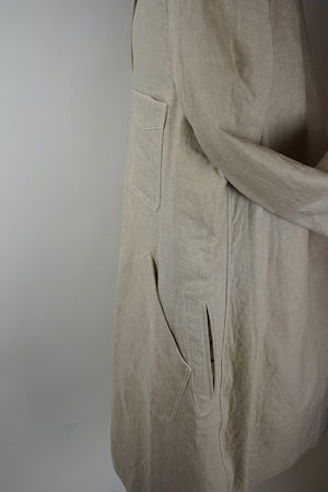 HS- Equipment （HAVERSACK）/ Original SASHIKO Linen Cotton Atelier Coat