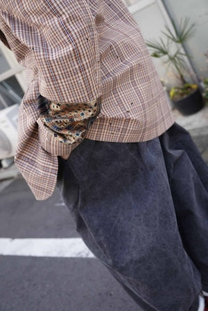 eofm / Pigment coated Cotton Balloon Trousers　（221182）
